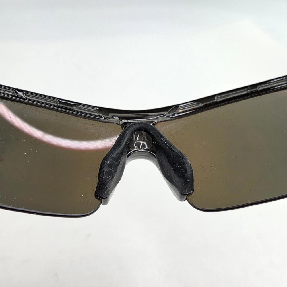 Torege Cycling Sunglasses Black Red Mirror Shield Case Wrap HalfRim - Picture 7 of 9